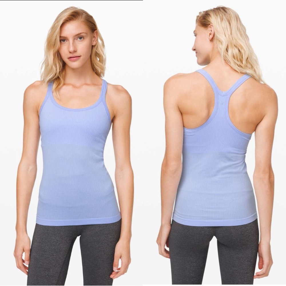 Lululemon Ebb To Street Tank Light Support For B/C Cup Lavender Dusk